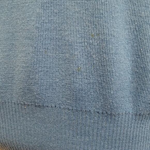 VTG 80s Obermeyer‎ Ski-T Sweater Womens Sz M Blue Wool Blend Turtleneck Winter - Picture 5 of 8